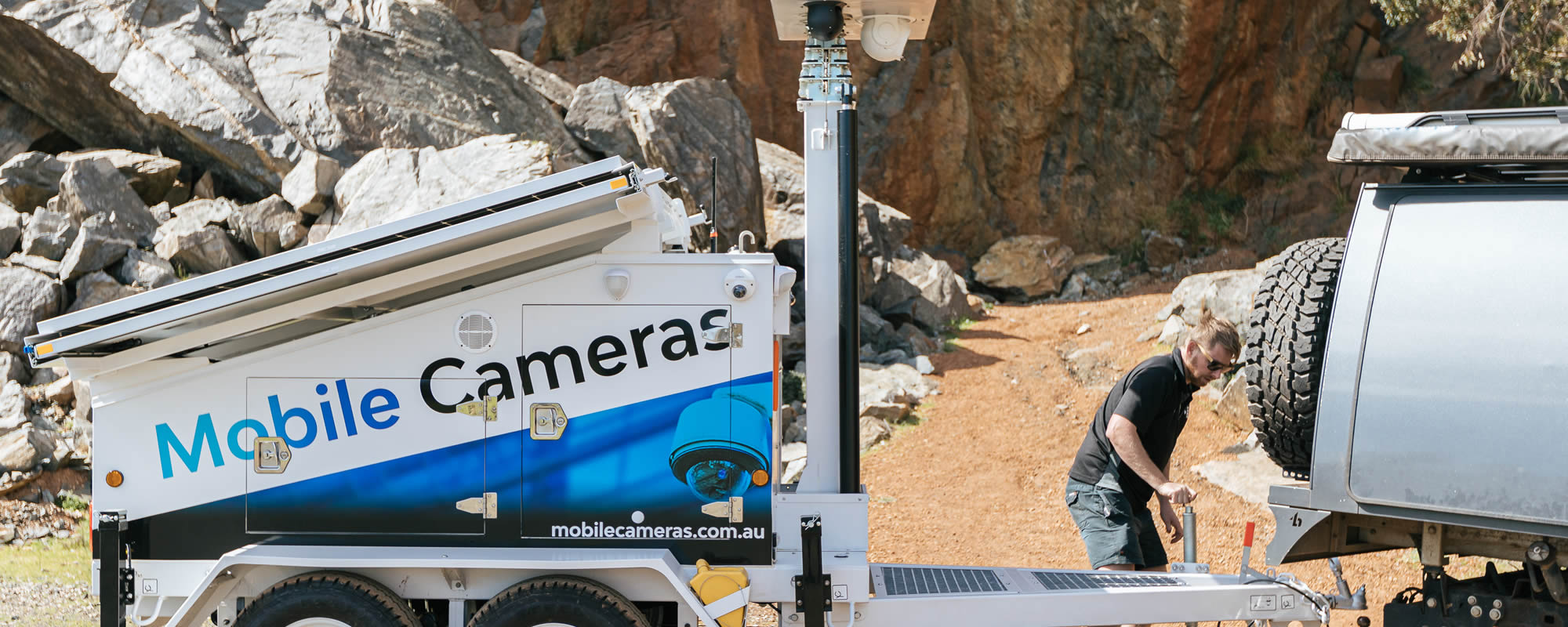 Mobile Security Cameras mobile CCTV Camera trailers and static towers